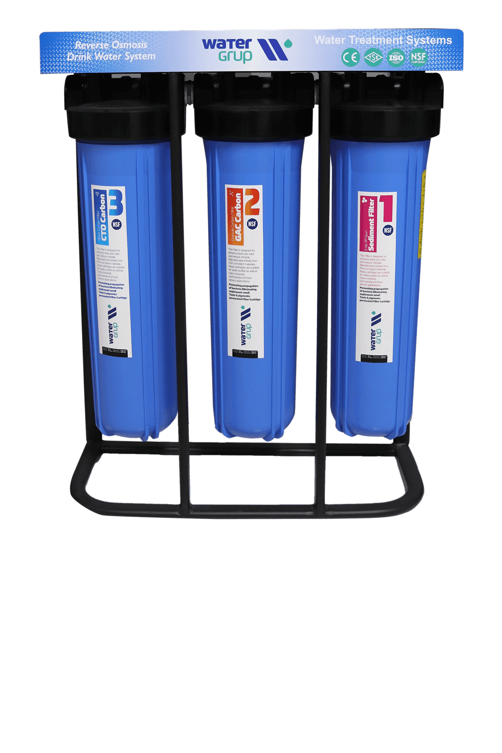 10" Big Blue 3’lü Filtrasyon Sistemi